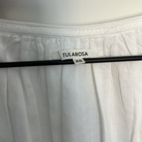 TULAROSA Ciceli Embroidered Dress in White Size Small - Picture 3 of 3